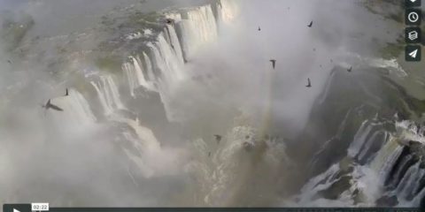 Videodroni. Le cascate di Iguazu viste dal drone