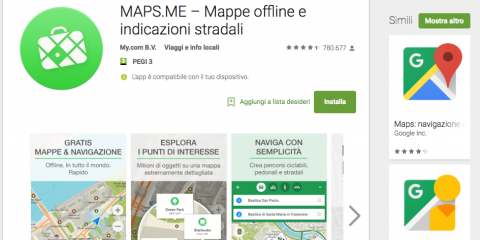 App4Italy. La recensione del giorno, Maps.me