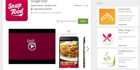 App4Italy. La recensione del giorno, Snapfood