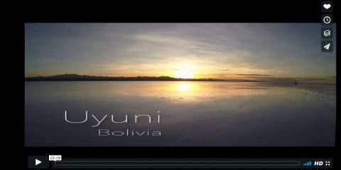 Videodroni. Il Salar de Uyuni (Bolivia) visto dal drone