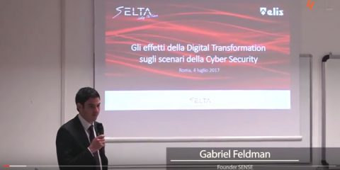 Workshop sulla Cybersecurity (SELTA) – L’intervento di Gabriel Feldman, Founder SENSE