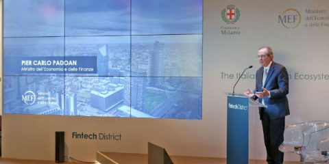 A Milano il primo Fintech District nazionale. Padoan, ‘Creerà crescita e nuova occupazione’