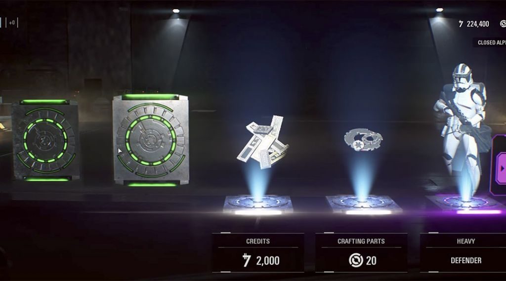 Battlefront II loot box