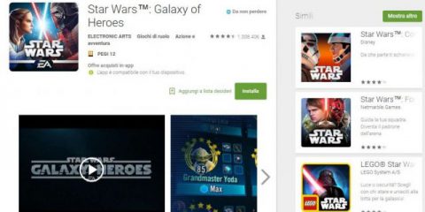 App4Italy. La recensione del giorno, Star Wars – Galaxy Of Heroes