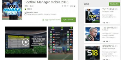 App4Italy. La recensione del giorno, Football Manager Mobile 2018