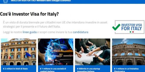 Investimenti, il Mise lancia la piattaforma elettronica ‘Investor Visa for Italy’