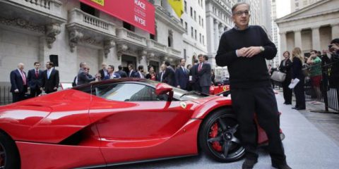 eMobility, Marchionne annuncia la Ferrari elettrica e il primo SUV di Maranello