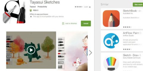 App4Italy. La recensione del giorno, Tayasui Sketches