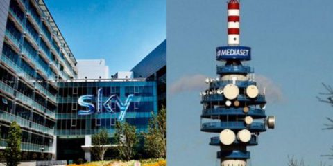 Sky-Mediaset. Schiaffo a Vivendi, assist a Ei Towers e Premium