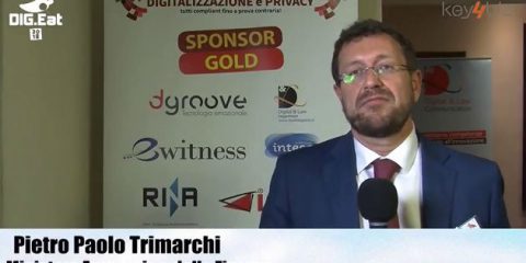 DIG.Eat 2018: Intervista a Pietro Paolo Trimarchi (Ministero Economia e delle Finanze)