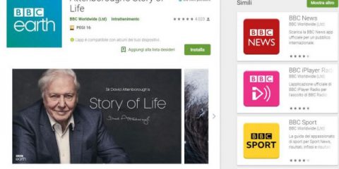 App4Italy. La recensione del giorno, BBC Earth