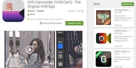 App4Italy. La recensione del giorno, VHS Camcorder