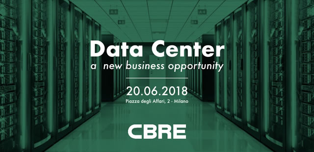 CBRE Data Center - Workshop 20 giugno 2018