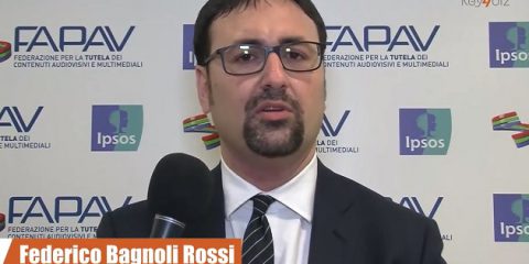 Pirateria audiovisiva in Italia, indagine FAPAV/Ipsos: videointervista a Federico Bagnoli Rossi, Segretario Generale FAPAV