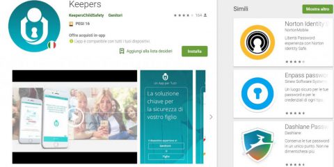 App4Italy. La recensione del giorno, Keepers child safety