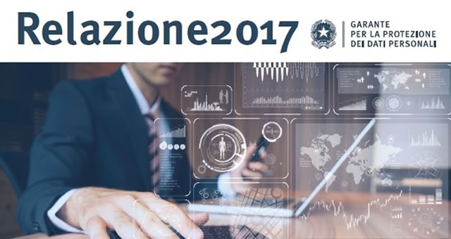 relazione annuale 2017 garante privacy