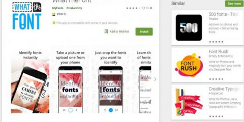 App4Italy. La recensione del giorno, WhatTheFont 