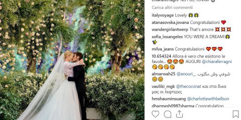 I Ferragnez mandano in palla Instagram e Twitter, tutti i numeri del matrimonio dell’anno