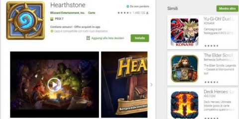 App4Italy. La recensione del giorno, Hearthstone