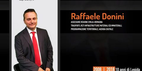 10 anni di Lepida, la testimonianza video di Raffaele Donini