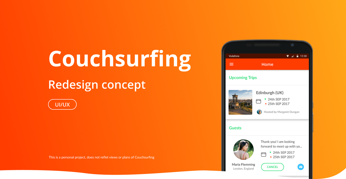 App4Italy. La recensione del giorno, ﻿Couchsurfing Travel App