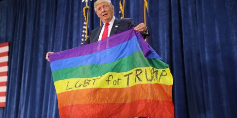 Trump è diventato il paladino della comunità LGBTQ