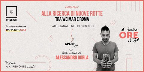 Happening Cult vira sul design, giovedì 4 aprile ospite Alessandro Gorla