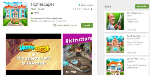 App4Italy. La recensione del giorno, Homescapes