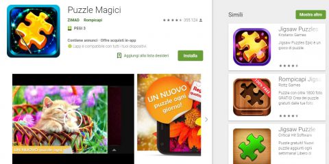 App4Italy. La recensione del giorno, Magic jigsaw puzzles