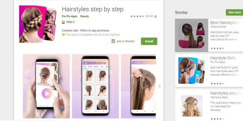 App4Italy. La recensione del giorno, Best Hairstyles step by step