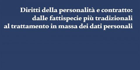 Diritti della personalità e contratto