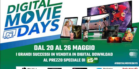 Digital Movie Days 2019: dal 20 al 26 maggio film in vendita a prezzo speciale