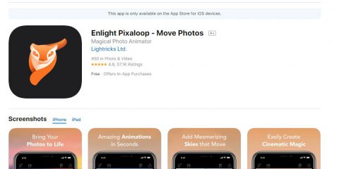 App4Italy. La recensione del giorno, Enlight Pixaloop