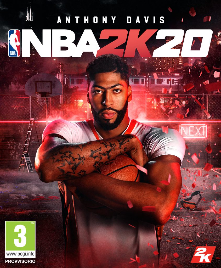 NBA 2K20 cover - Anthony Davis