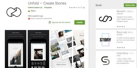 App4Italy. La recensione del giorno, Unfold