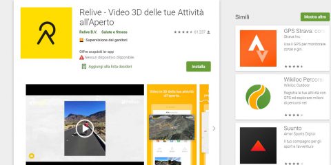 App4Italy. La recensione del giorno, Relive