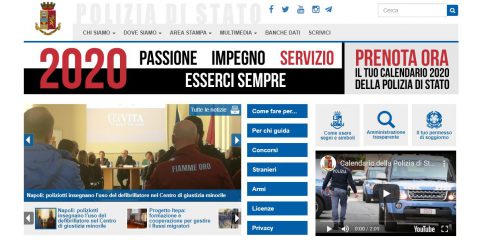 Sul sito della Polizia di Stato l’informativa privacy ferma al 2003