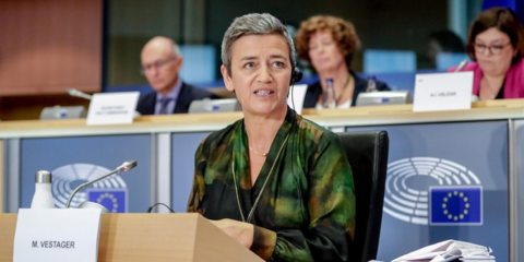 Covid-19, Vestager ‘Adozione della web tax sempre più urgente’