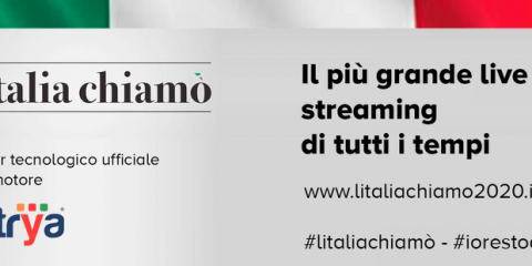 Vetrya partner dell’evento ‘L’Italia Chiamò’, la maratona online contro il coronavirus