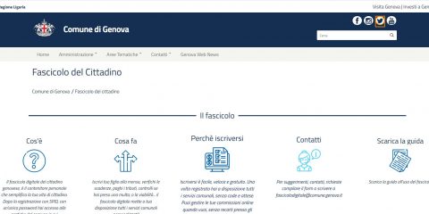 Fascicolo digitale del cittadino, al via la sperimentazione a Genova
