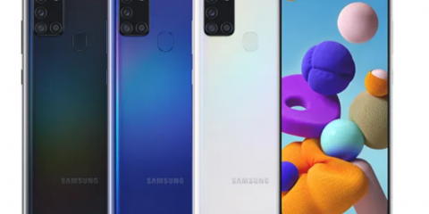 Samsung Galaxy A21s, smartphone  low cost con 4 fotocamere