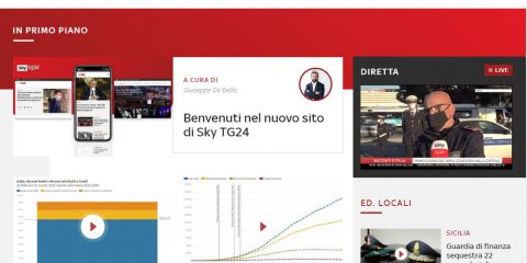 Online il nuovo SkyTG24: nuovi contenuti video e nuova user experience