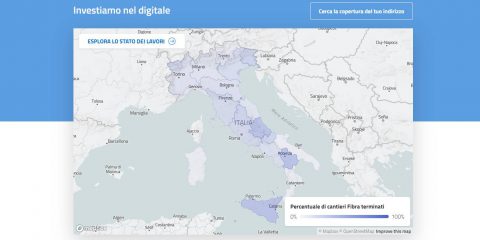 Piano strategico banda ultralarga, online la mappa con i cantieri comune per comune