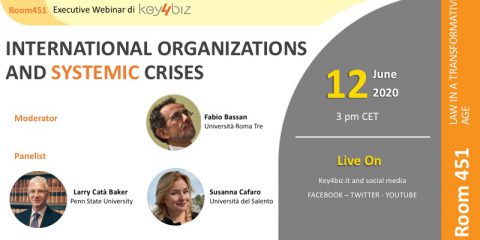 Room 451: ‘International Organizations and Systemic Crises’, in diretta il 12 giugno alle 15