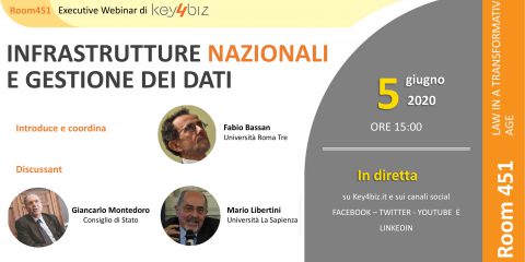 Room 451: “Infrastrutture Nazionali e Gestione dei Dati”, in diretta il 5 giugno alle 15