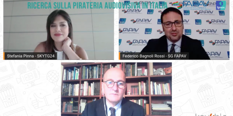 Pirateria audiovisiva in Italia, nuova ricerca FAPAV/Ipsos: danno all’economia per oltre un miliardo di euro, quasi 6.000 posti di lavoro persi