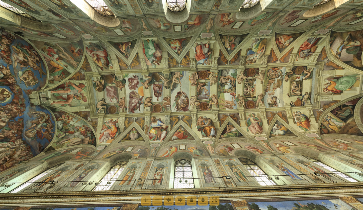 volta della cappella sistina virtual tour