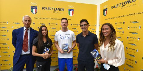 Fastweb main partner del Coni e del Team Italia alle Olimpiadi di Tokyo 2021