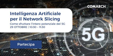 Webinar ‘Intelligenza Artificiale per il Network Slicing’. 29 ottobre 2020 ore 10:30