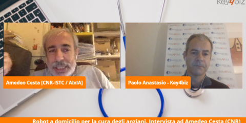 Robot a domicilio per la cura degli anziani. Intervista ad Amedeo Cesta (CNR)